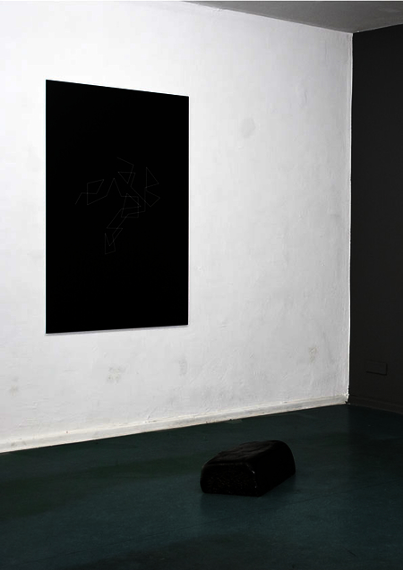 <i>Geordneter Pfad</i> – Schema 54, c-print, 150 x 100 cm, installation view, Visite Ma Tente, 2009.