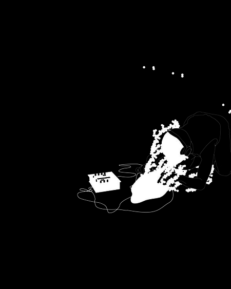 <i>Forschung</i>, from the series <i>Indexschwingungen</i>, 2004, 40 x 50 cm