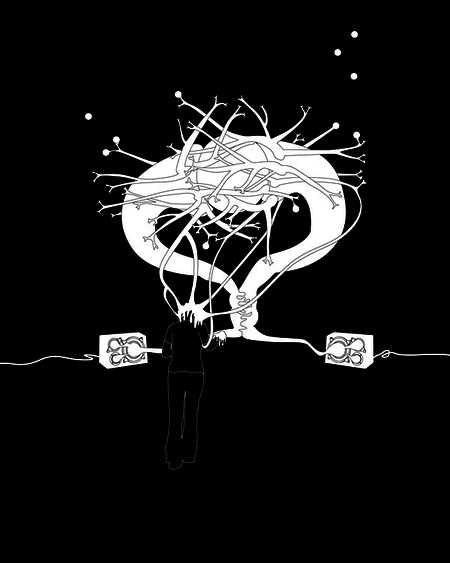 <i>Wucherung</i>, from the series <i>Indexschwingungen</i>, 2004, 40 x 50 cm