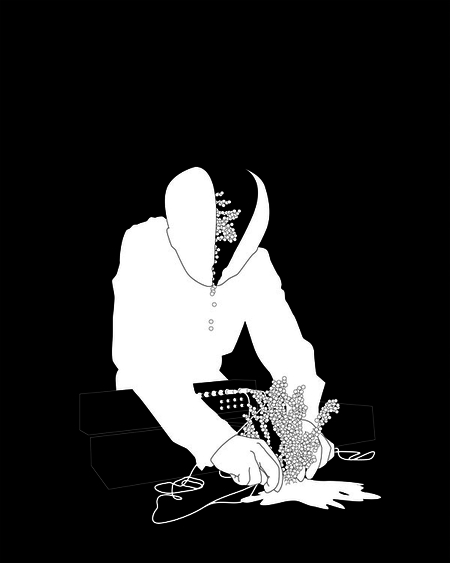 <i>Spaltkopf</i>, from the series <i>Indexschwingungen</i>, 2004, 40 x 50 cm