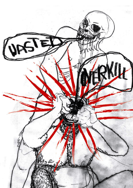 <i>Wasted vs Overkill</i>, flyer, 2007